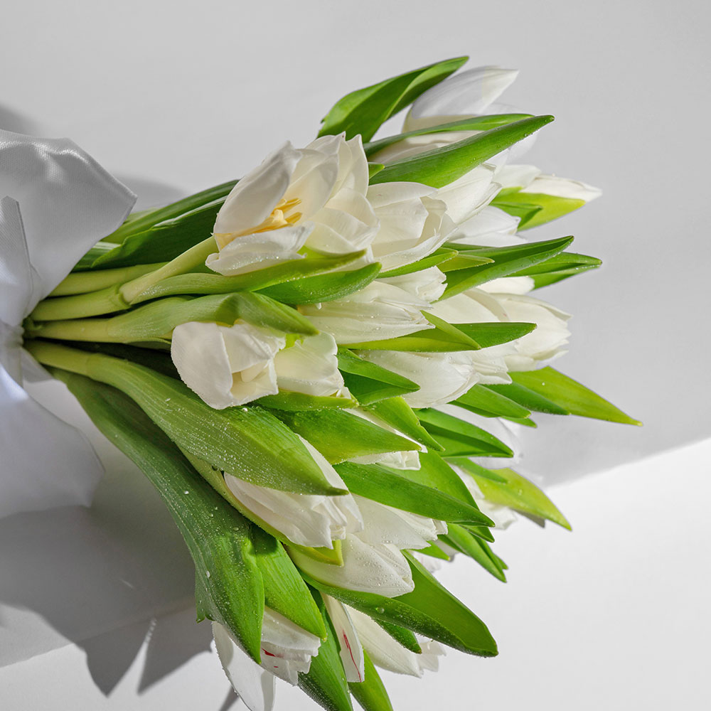 Tulip bridal bouquet